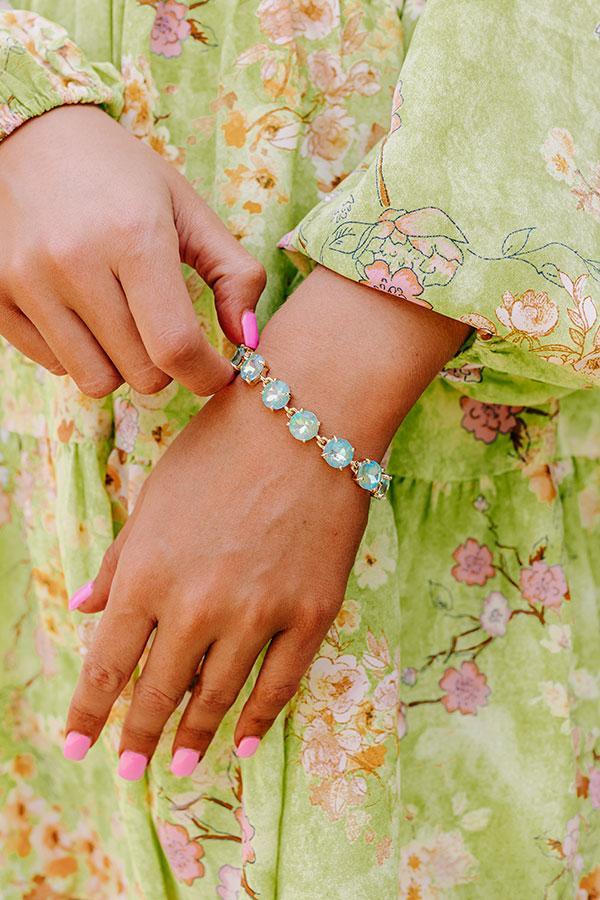 Ready To Shimmer Bracelet In Mint Product Image