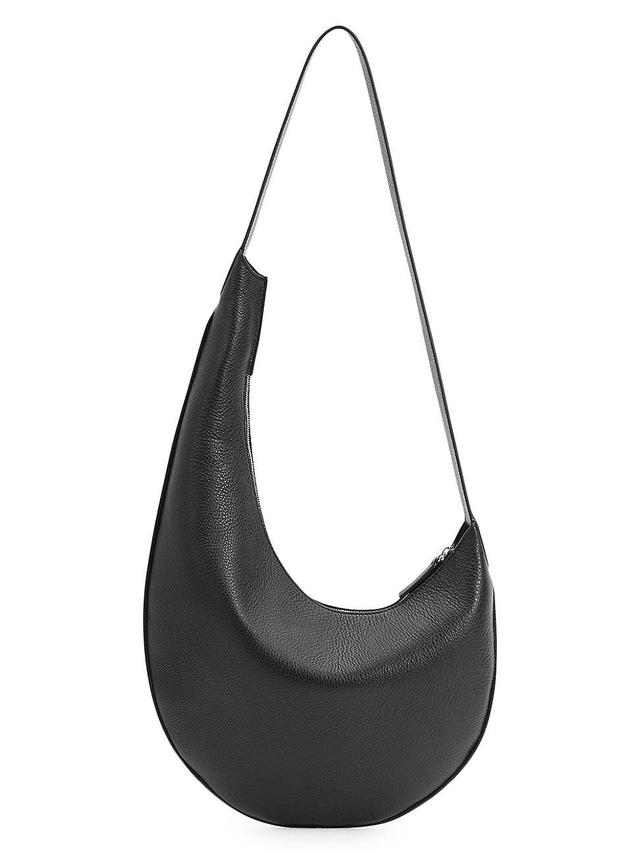 Womens Lune Grainy Leather Hobo Bag Product Image