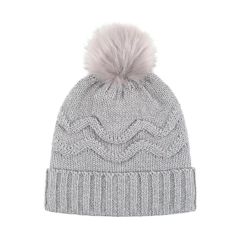 Womens Heat Holders Heatweaver Textured Pom Pom Hat Product Image