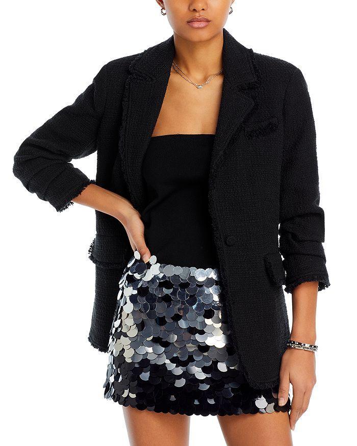 Khloe Boucle Blazer In Black Product Image