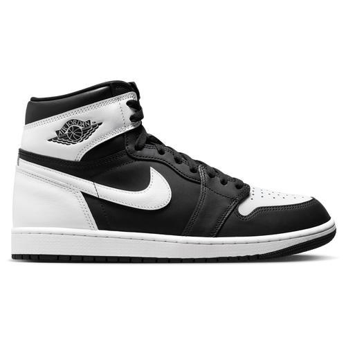 Jordan Mens Retro 1 Hi OG RMSTD - Basketball Shoes Black/White/White Product Image