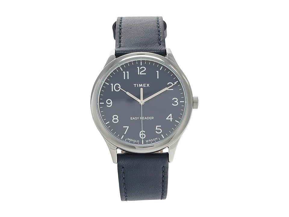 Timex Easy Reader Leather Strap Watch, 40mm Product Image