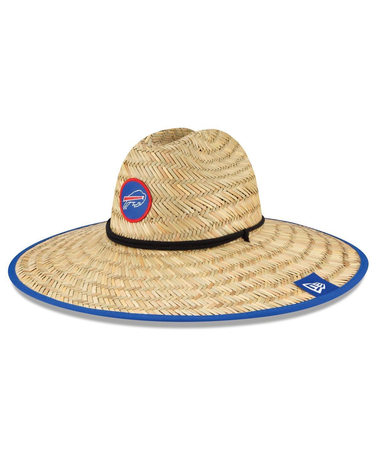 Mens New Era Natural Buffalo Bills 2020 NFL Summer Sideline Official Straw Hat Product Image