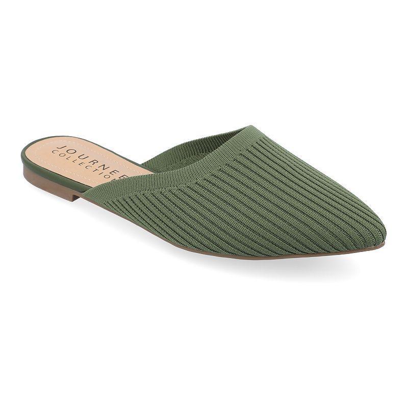 Journee Collection Aniee Womens Mules Green Product Image