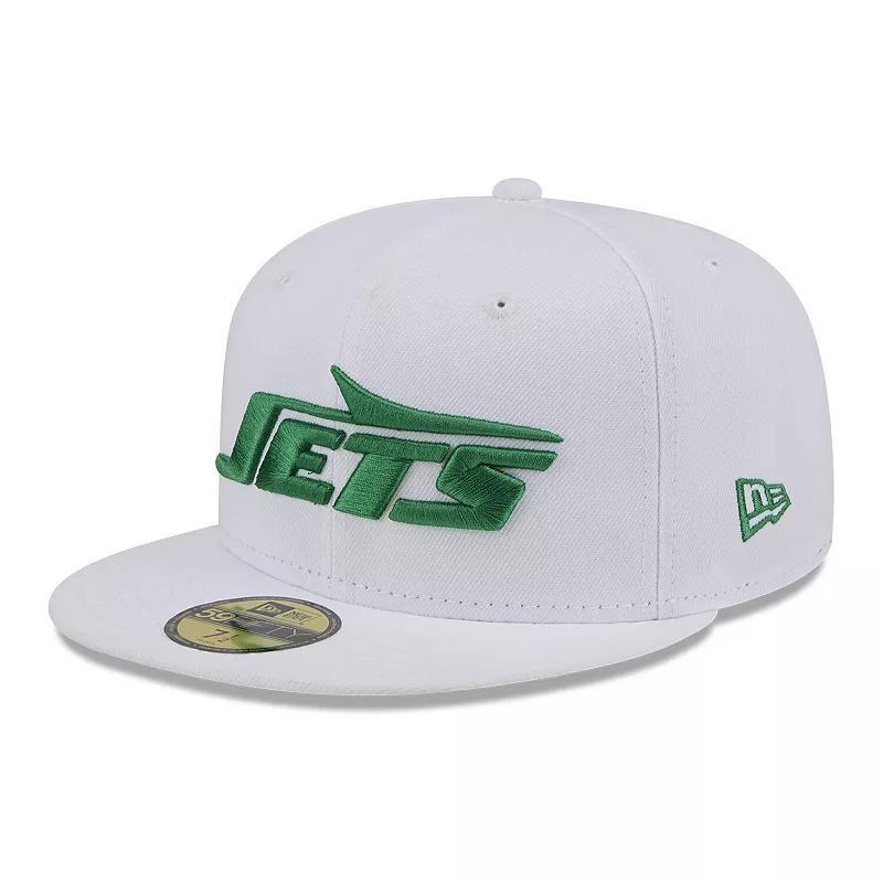 Mens New Era New York Jets Wordmark Omaha 59FIFTY Fitted Hat Product Image