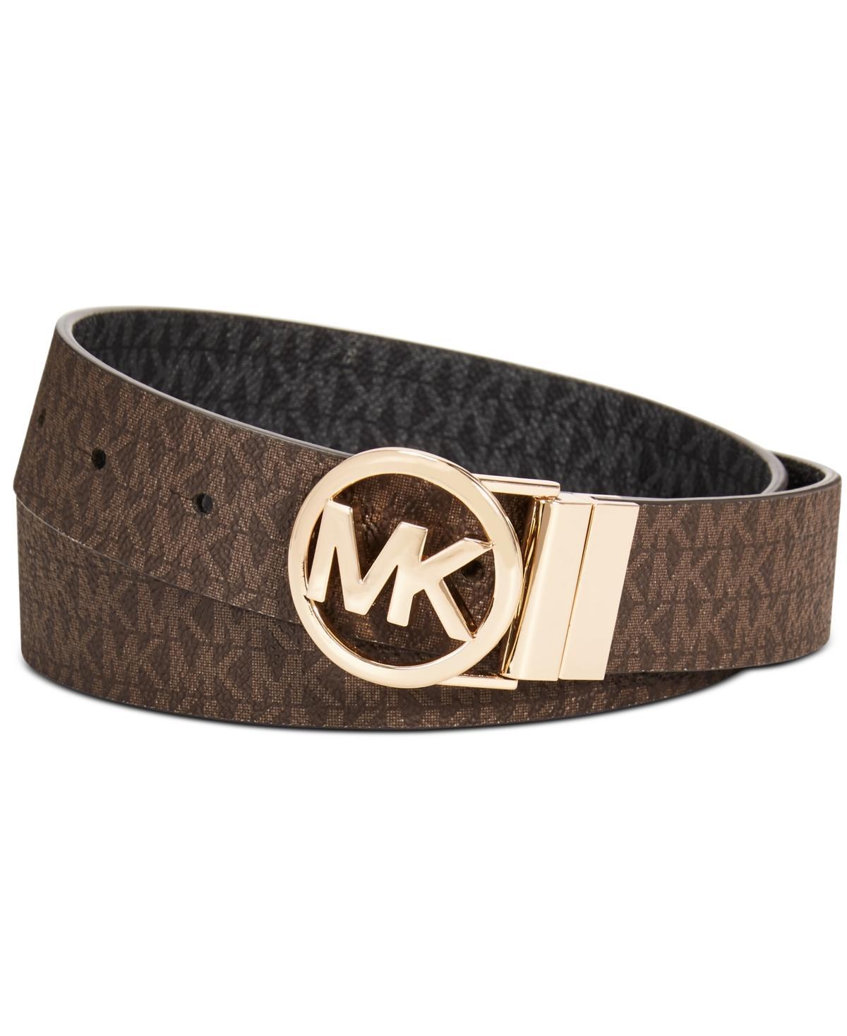 MICHAEL Michael Kors Logo Reversible Leather Belt Product Image