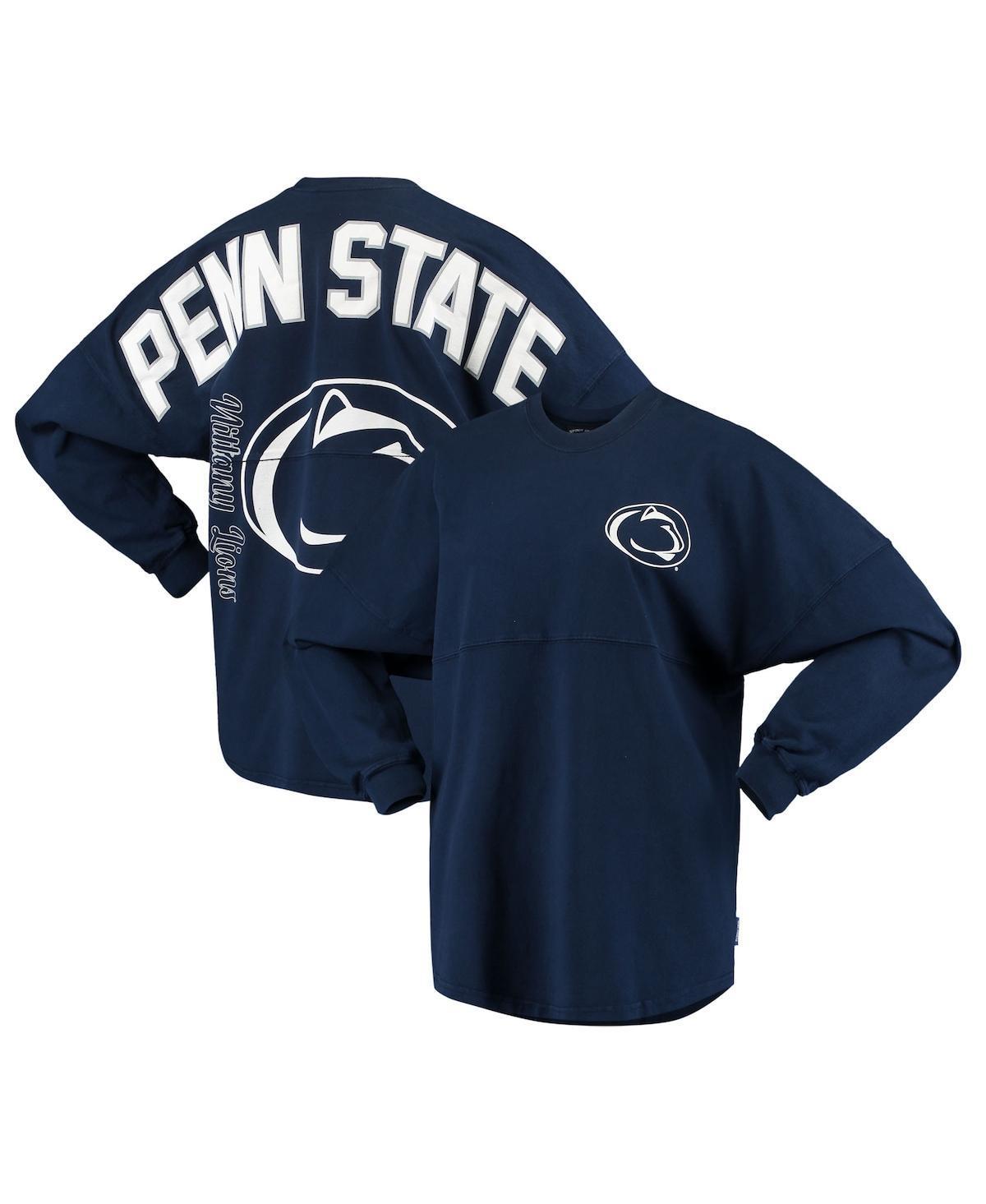 Womens Navy Penn State Nittany Lions Loud n Proud Spirit Jersey T-shirt Product Image