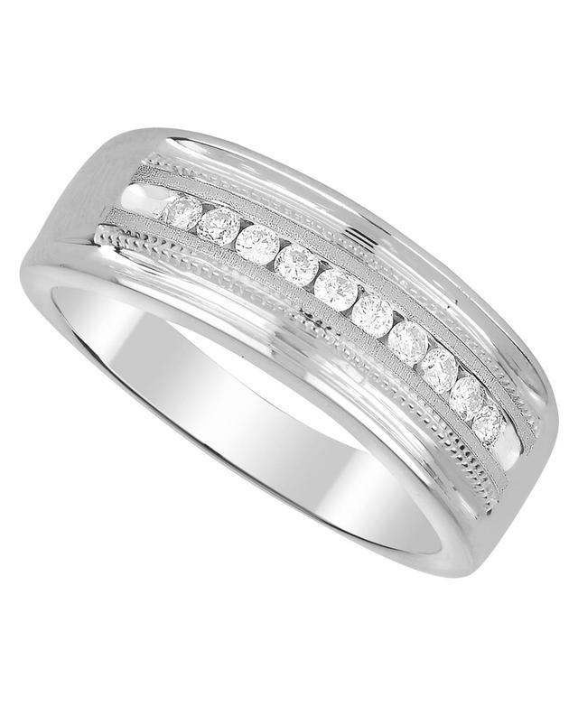 Mens Diamond (1/2 ct. t.w.) Ring in White or Yellow Gold Product Image