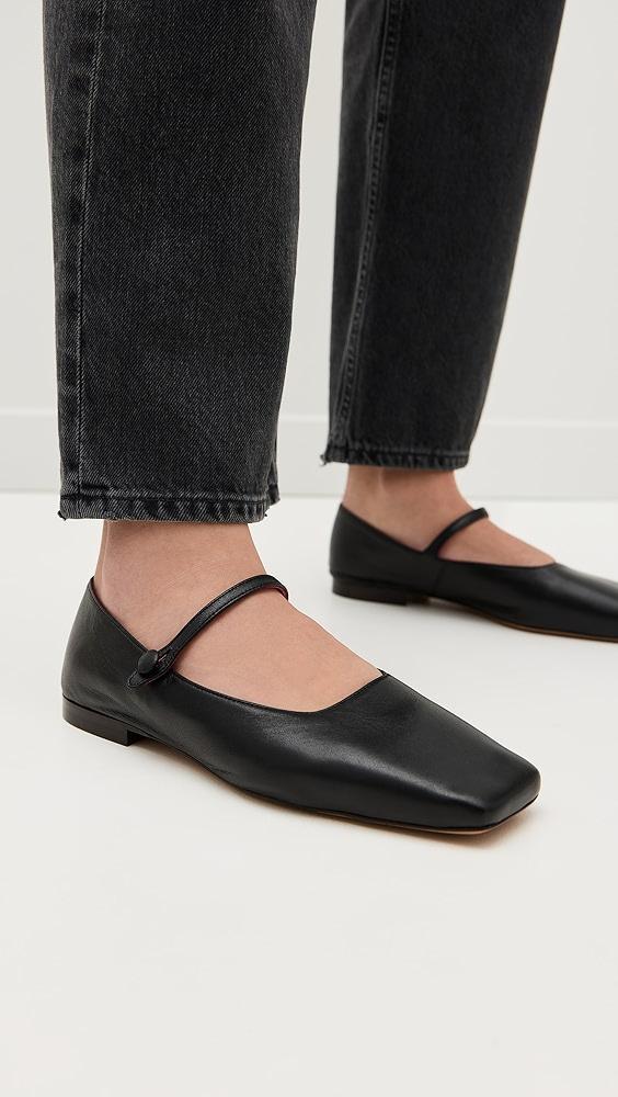 Mansur Gavriel Square Toe Mary Jane Flats | Shopbop Product Image