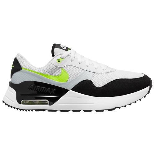 Nike Mens Nike Air Max System - Mens Running Shoes Volt/White/Black Product Image