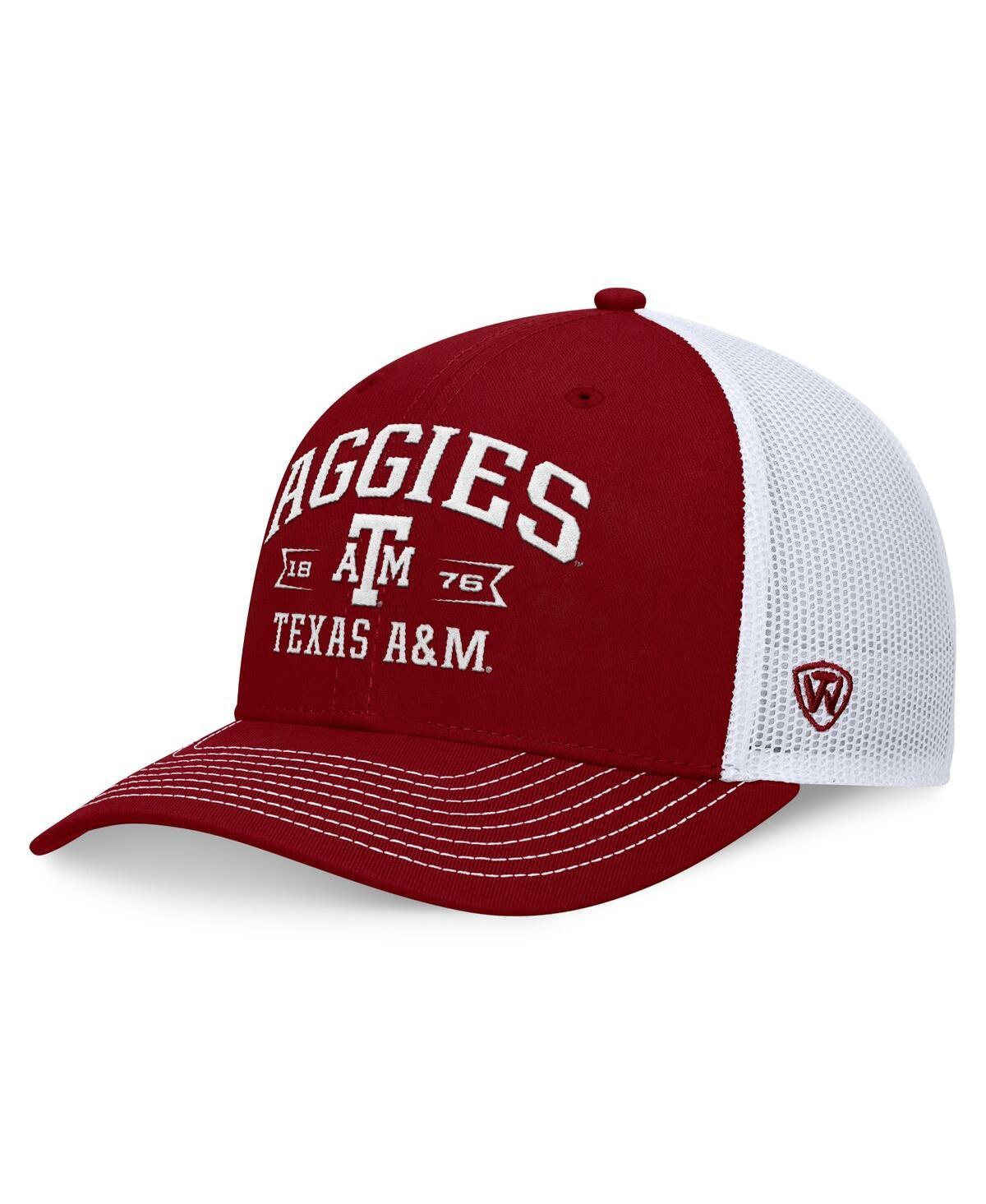 Top of the World Mens Maroon Texas A M Aggies Carson Trucker Adjustable Hat Product Image