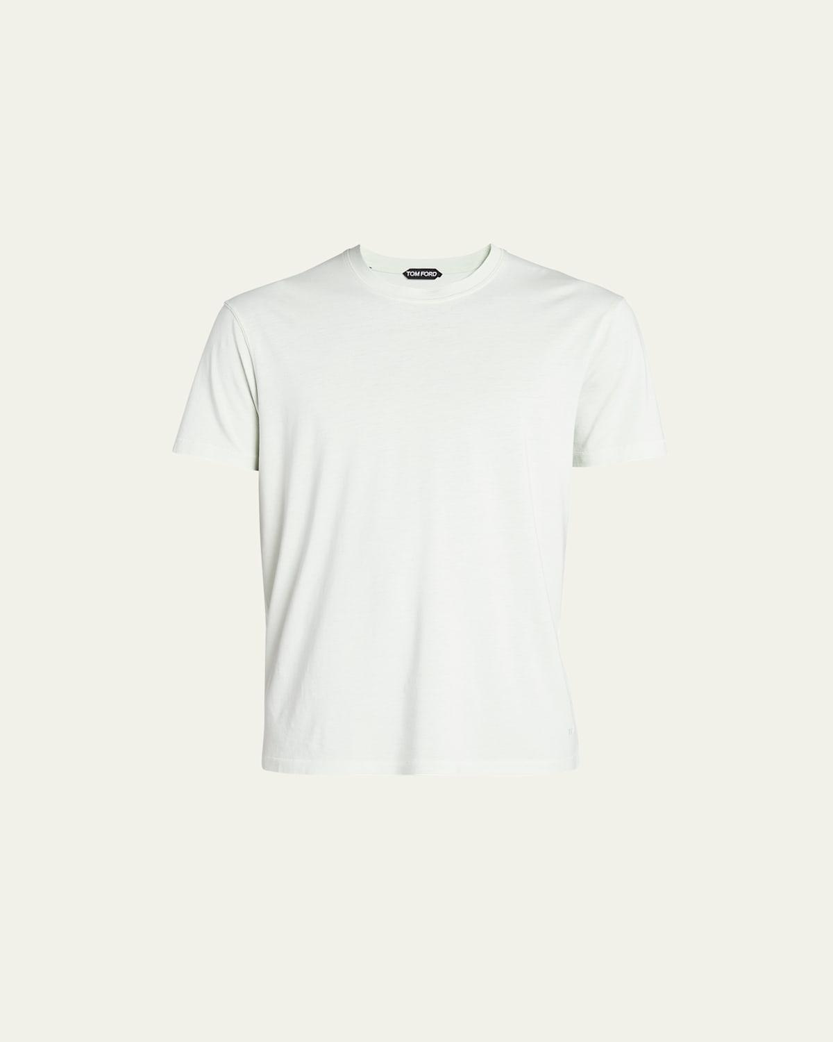 Mens Lyocell-Cotton Crewneck T-Shirt Product Image