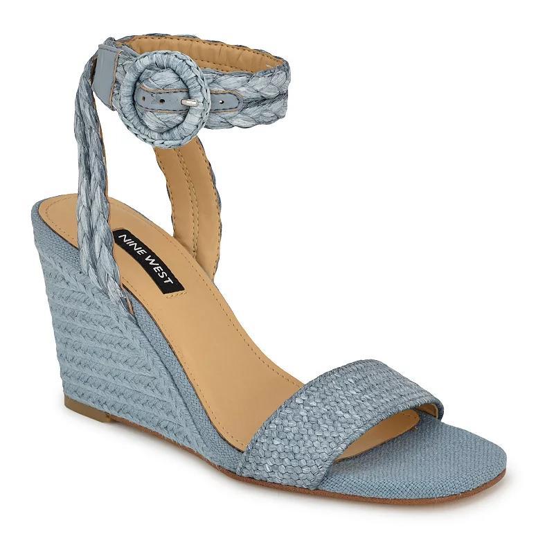 Nine West Nerisa Ankle Strap Espadrille Wedge Sandal Product Image