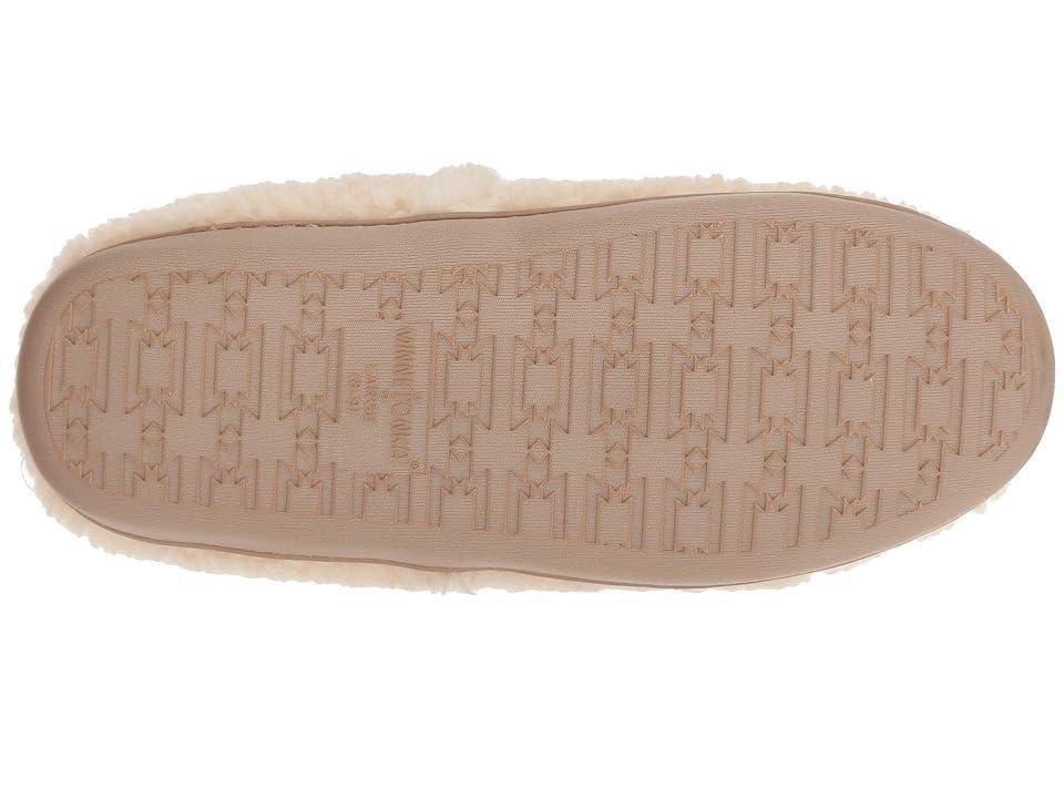 Minnetonka Dina (Cream Berber) Women's Slippers Product Image