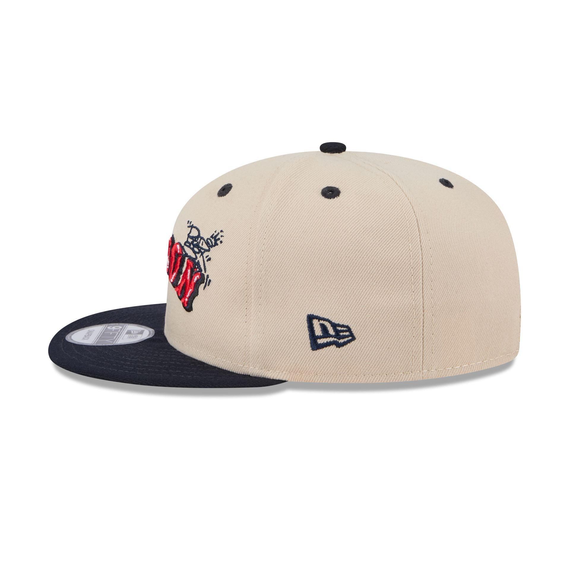 Boston Red Sox Team Art 9FIFTY Snapback Hat Male Product Image