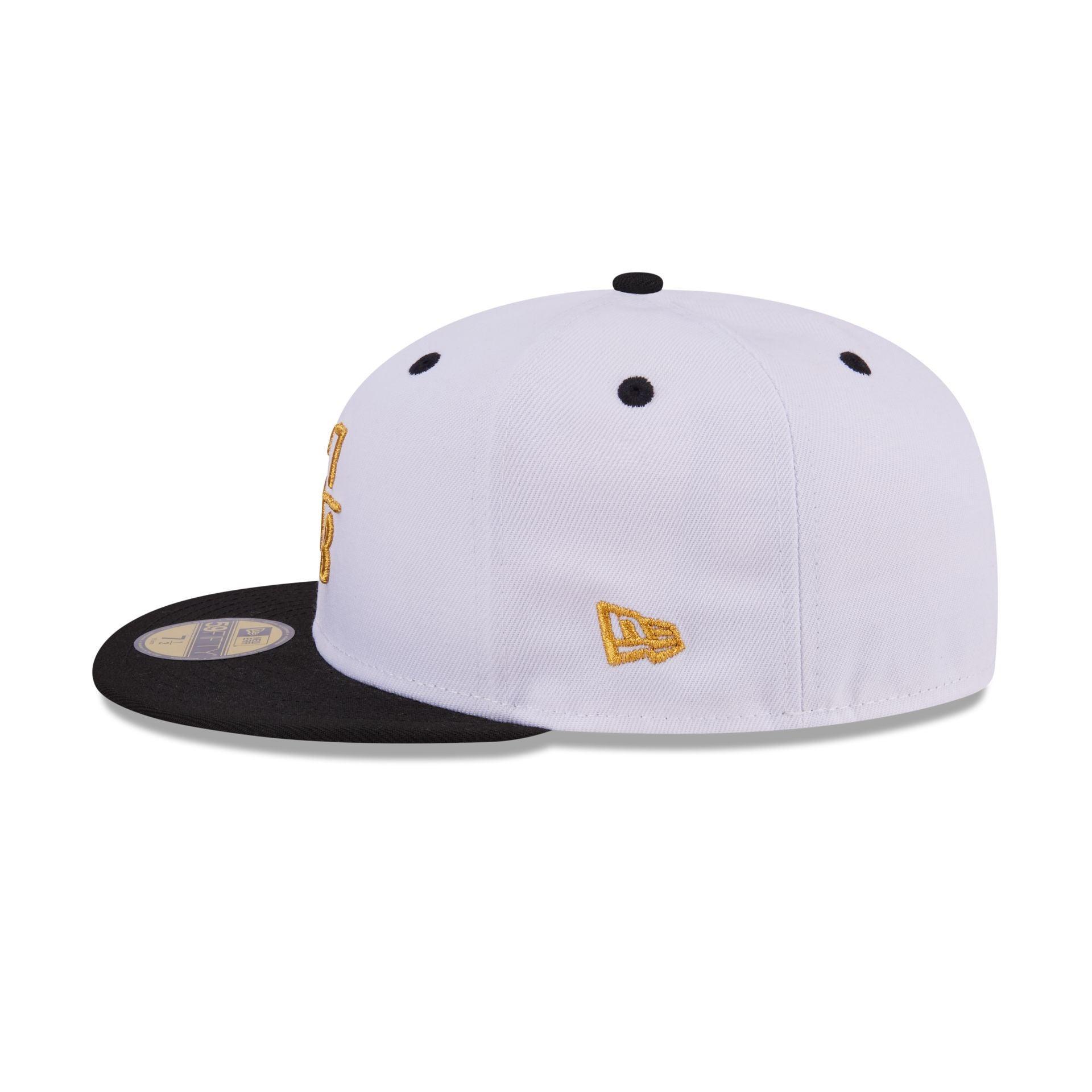 New Era Cap Signature Size 6 7/8 White 59FIFTY Fitted Hat Male Product Image