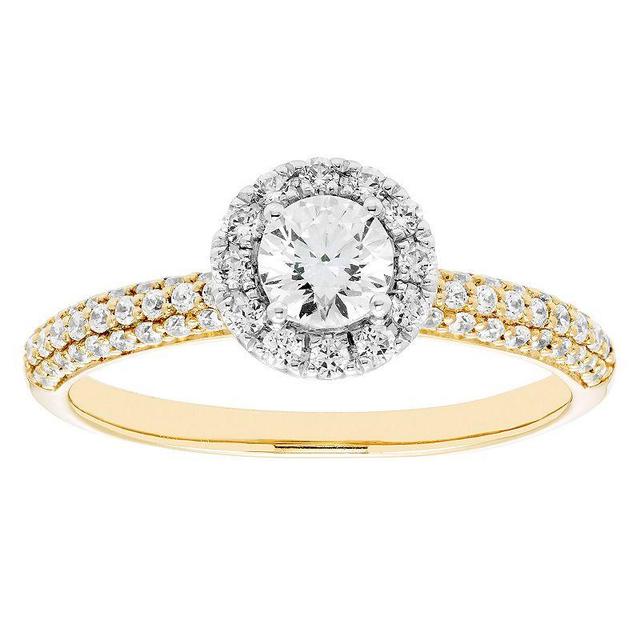 The Regal Collection IGL Certified 3/4 Carat T.W. Diamond Engagement Ring, Womens Yellow Product Image