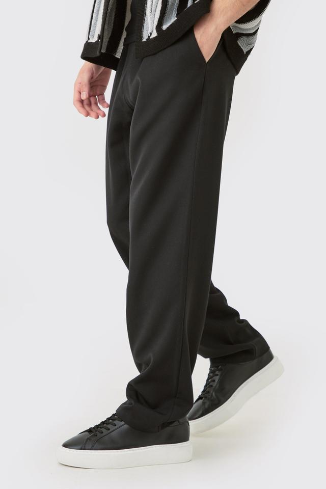 Drawcord Waist Straight Pants | boohooMAN USA Product Image