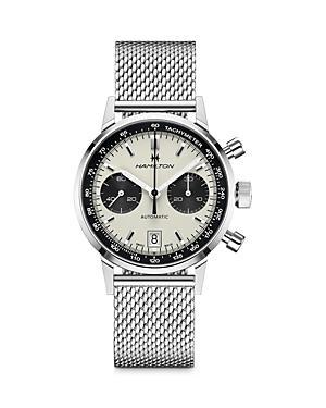 Hamilton American Classic Automatic Chronograph Leather Strap Watch, 40mm Product Image