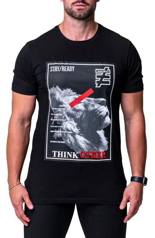 Mens Think Lion Graphic T-Shirt Product Image