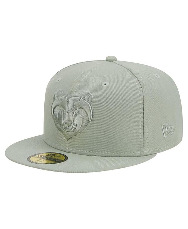 Mens New Era Light Green Memphis Grizzlies Sage Color Pack 59FIFTY Fitted Hat Product Image