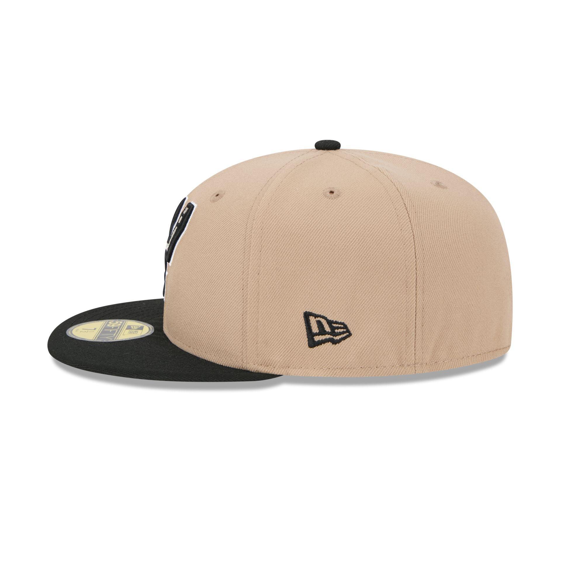 San Antonio Spurs Camel 59FIFTY Fitted Hat Male Product Image