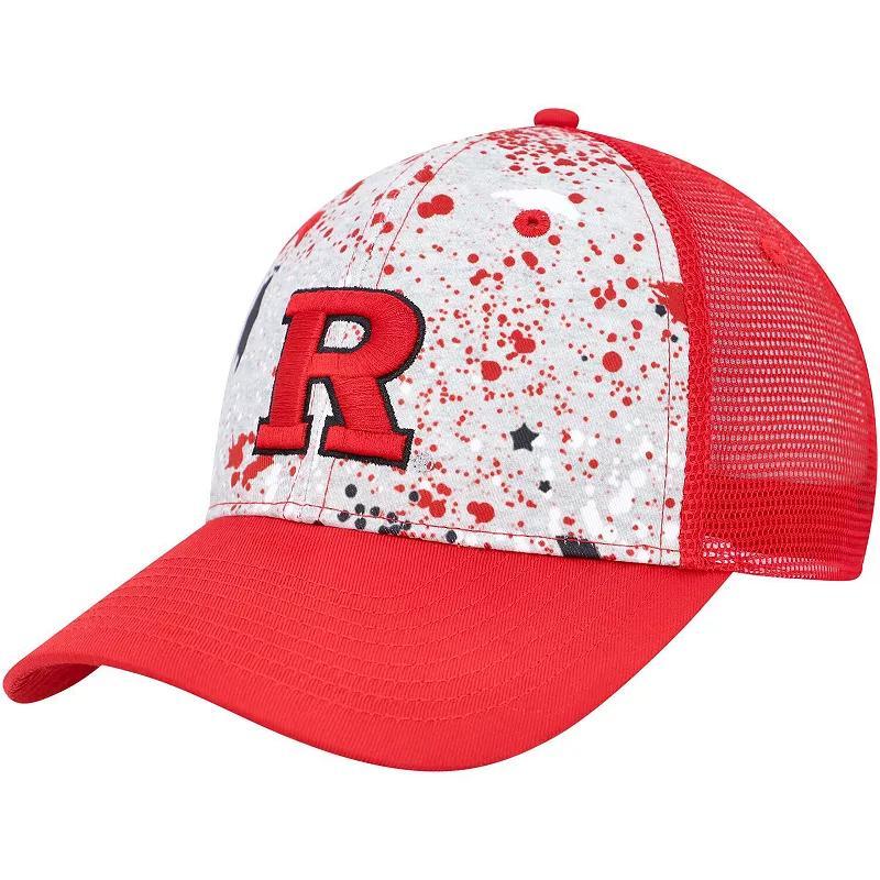 Mens Colosseum Gray Rutgers Scarlet Knights Love Fern Trucker Snapback Hat - Gray Product Image