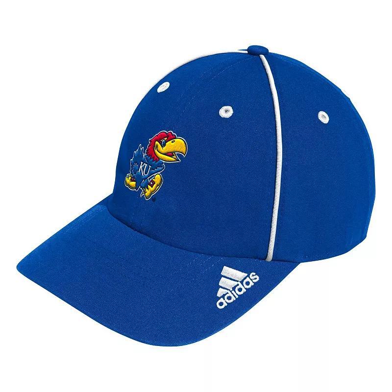 Mens adidas Royal Kansas Jayhawks Locker Room Athlete Pack Slouch Adjustable Hat Product Image