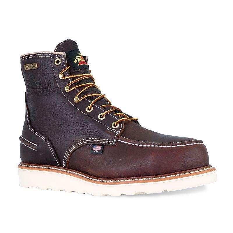 Thorogood American Heritage Mens Waterproof Safety-Toe Work Boots Brown Product Image