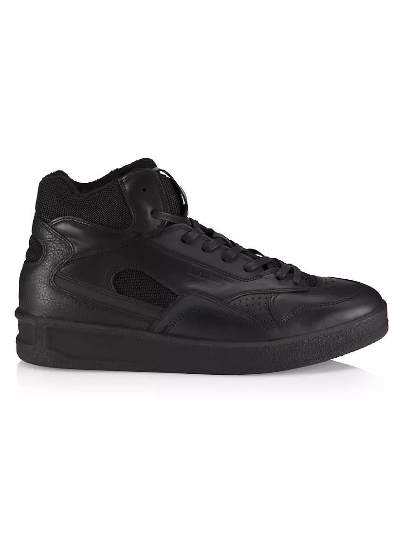 Leather High-Top Sneakers Product Image