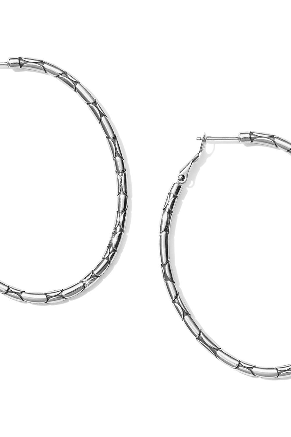 Pebble Large Oval Hoop Earrings Product Image