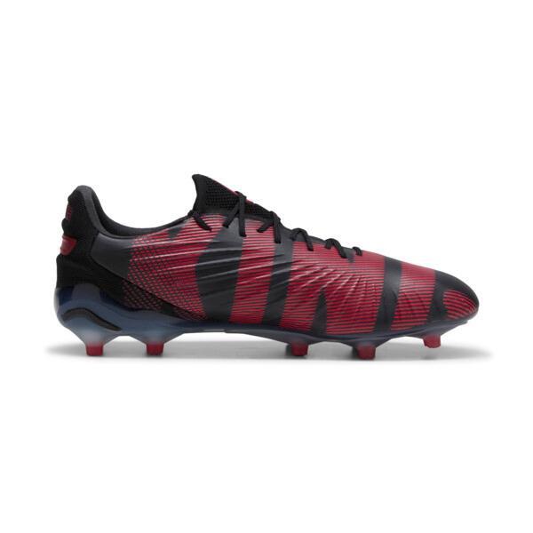 PUMA KING ULTIMATE Launch Edition Firm Ground/Artificial Ground Men's Soccer Cleats Shoes in Red Product Image