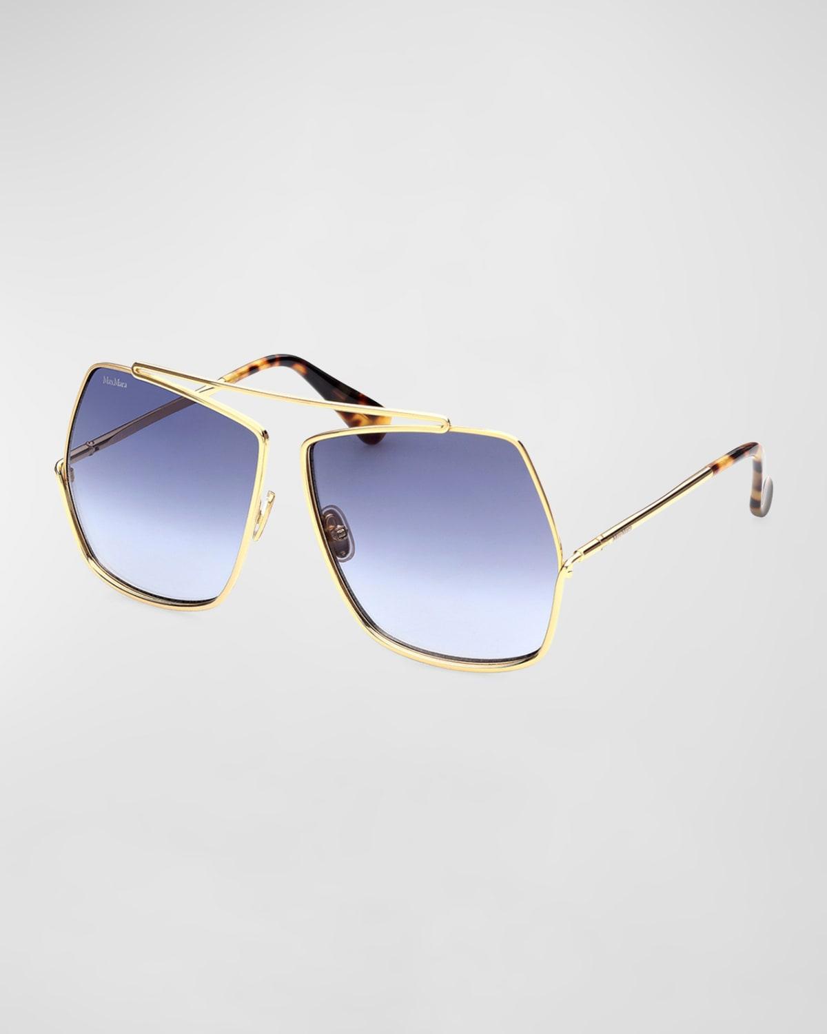 Max Mara 64mm Geometric Sunglasses Product Image