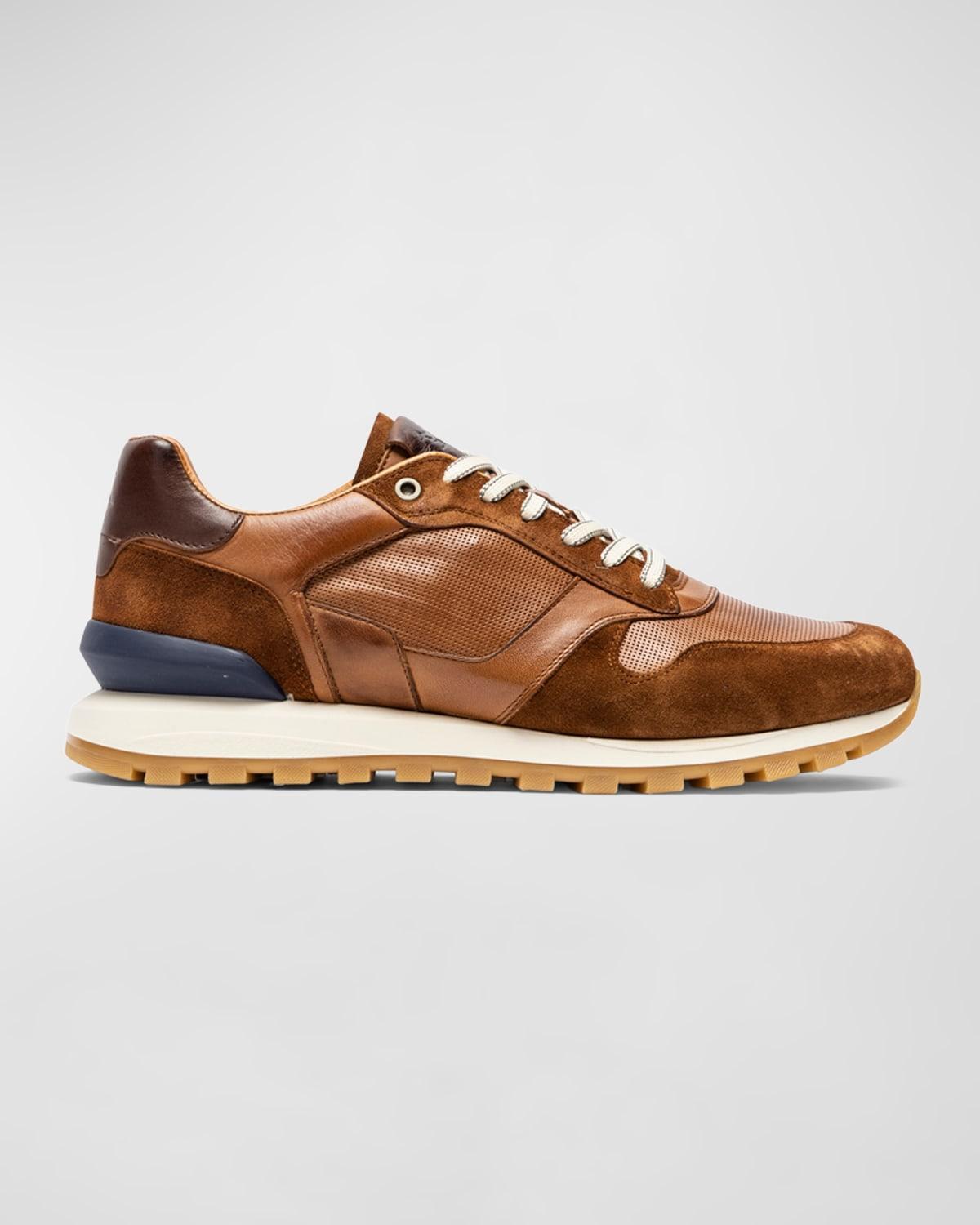 Mens Quarry Hill Leather and Suede Low-Top Sneakers Product Image