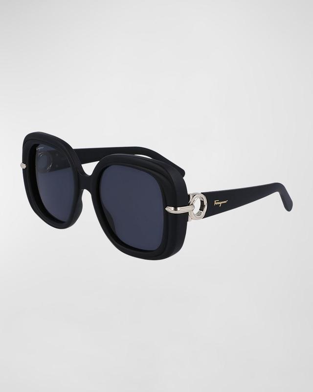 FERRAGAMO 54mm Modified Rectangular Sunglasses Product Image