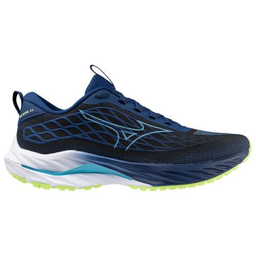 Mizuno Mens Wave Inspire 20 SSW - Shoes Navy Peony/Swim Cap Product Image