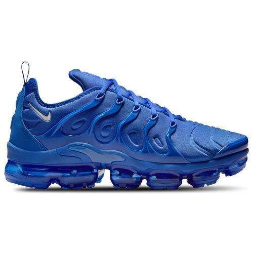 Nike Mens Nike Air VaporMax Plus VPC - Mens Basketball Shoes Game Royal/White/Metallic Silver Product Image