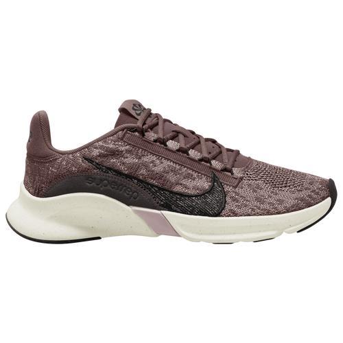 Nike Womens Nike SuperRep Go 3 NN Flyknit - Womens Training Shoes Sail/Black/Smokey Mauve Product Image