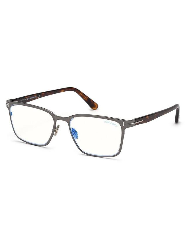 Mens 53MM Blue Filter Optical Glasses Product Image