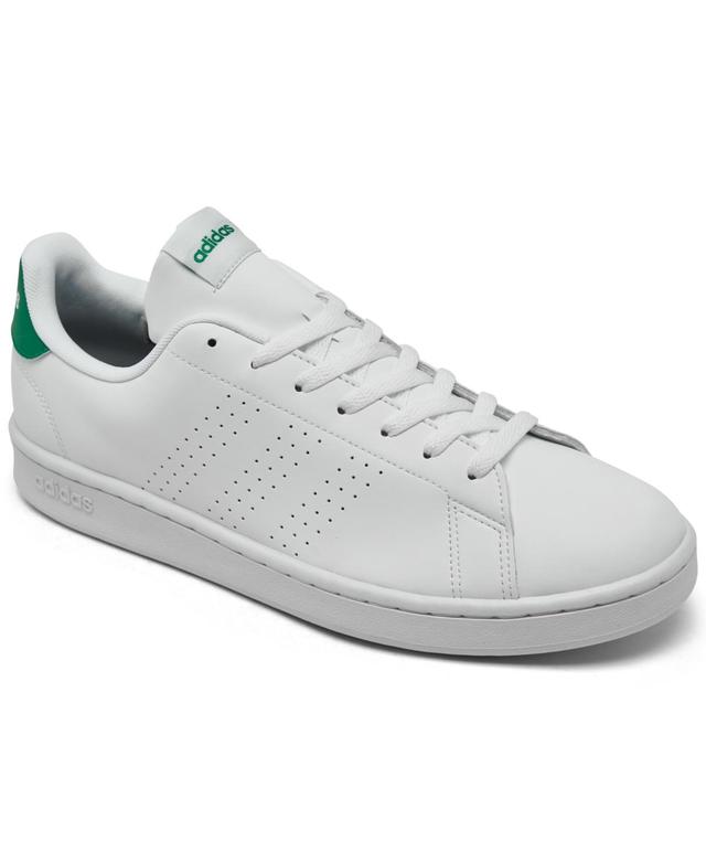 adidas Mens Advantage Casual Sneakers from Finish Line - White Product Image