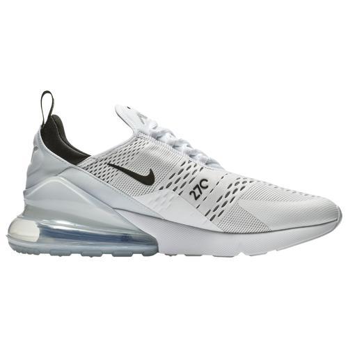 Nike Mens Air Max 270 - Running Shoes White/Black/White Product Image