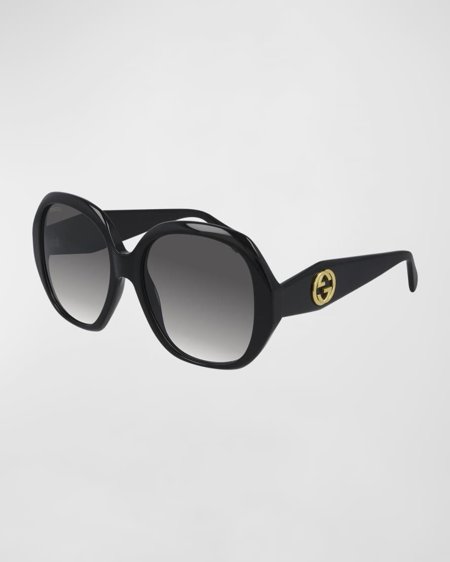 Oversized Round Acetate Sunglasses Product Image