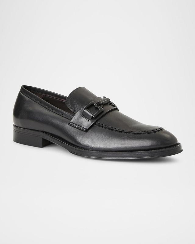 Bruno Magli Mens Corrado Bit Leather Loafers Product Image