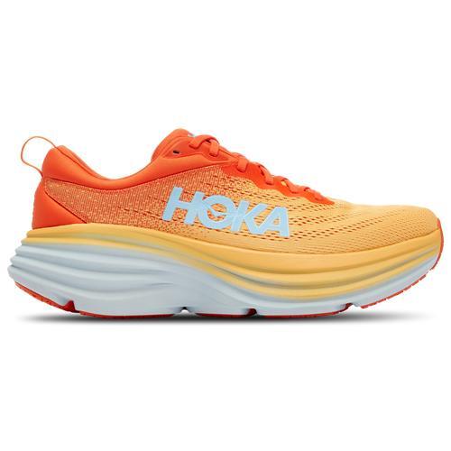 HOKA Mens HOKA Bondi 8 - Mens Shoes Amber Yellow/Puffins Bill Product Image