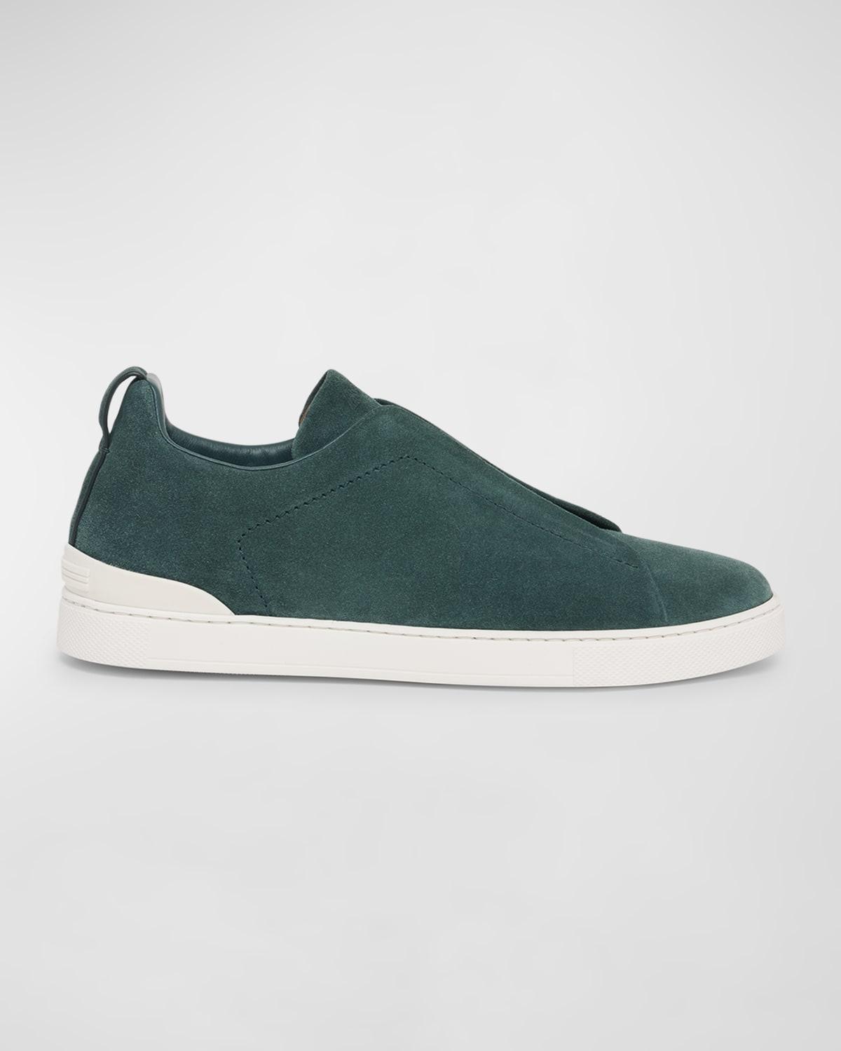 ZEGNA Triple Strap Slip-On Sneaker Product Image