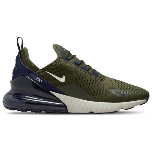 Nike Mens Air Max 270 - Running Shoes Cargo Khaki/Lt Bone/Obsidian Product Image