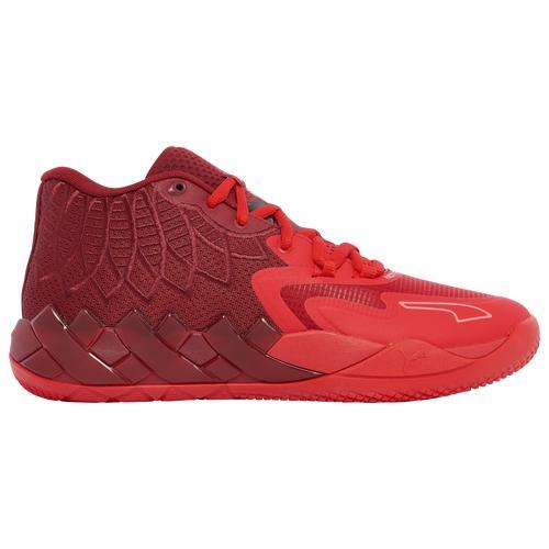 PUMA Mens Lamelo Ball PUMA MB.01 Team - Mens Shoes Red/Red Product Image