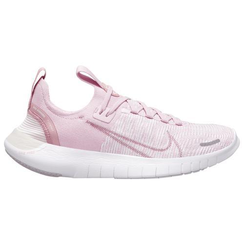 Nike Womens Nike Free RN Flyknit Next Nature - Womens Running Shoes White/Pink Foam Product Image