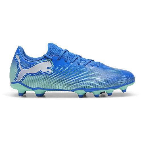 PUMA Mens Future 7 Play FG/AG - Soccer Shoes Blue/White Product Image