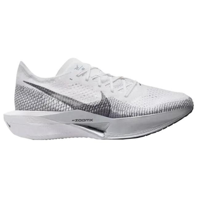 NIKE Zoomx Vaporfly 3 Flyknit Running Sneakers In White/white/dark Smoke Grey Product Image